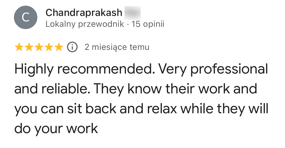 Chandraprakash R. — LegalX client