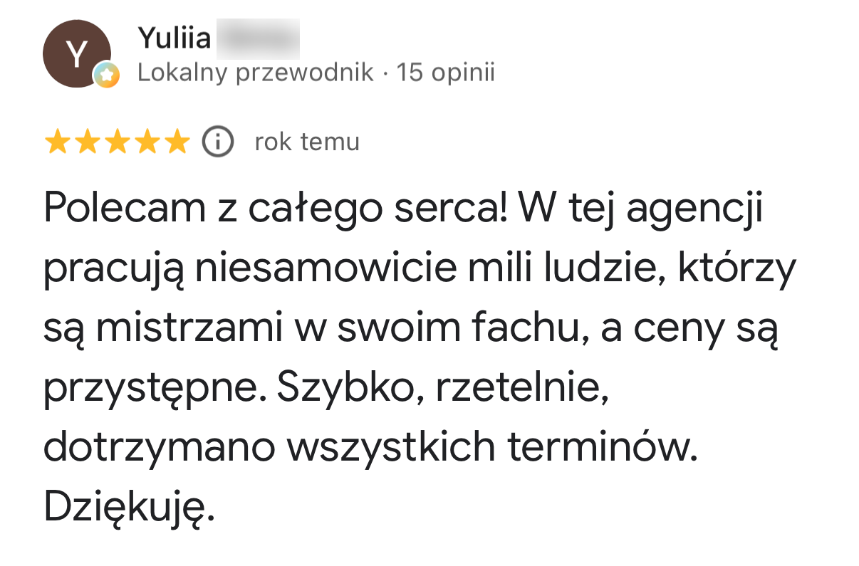Yuliia S. — Stała klientka